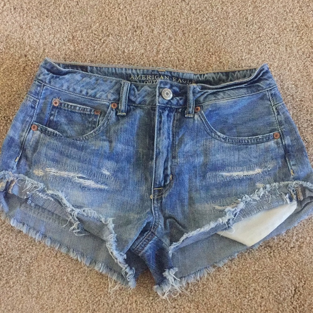 American Eagle Hi Rise Festival Jean Short